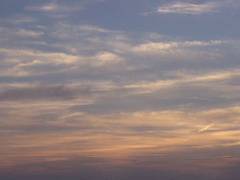  夕阳天空  黄昏天空 天空外景 
