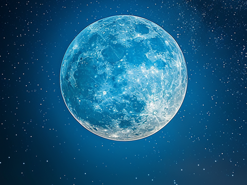  月球灯星球月亮陨石表表面 