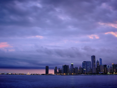  夜晚城市外景  都市广场贴图 