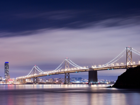 夜晚城市外景  都市广场贴图 
