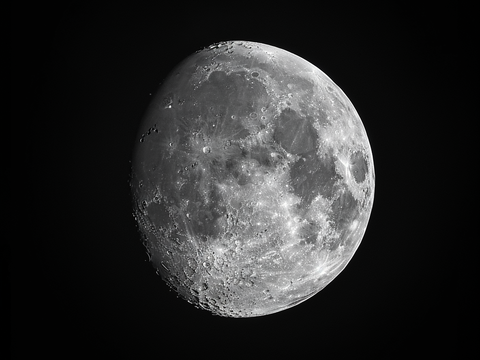  月球灯星球月亮陨石表表面 