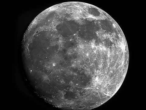  月球灯星球月亮陨石表表面 