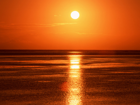  夕阳天空  黄昏天空 天空外景 