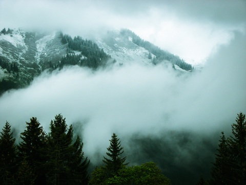  天空外景  大自然风景大雾风景 