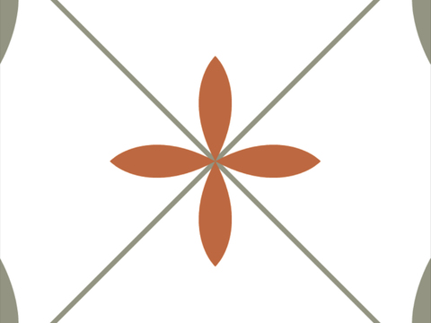  復(fù)古花色瓷磚 