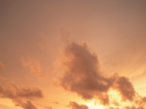  夕阳天空  黄昏天空 天空外景 
