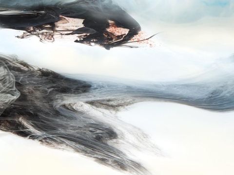  中式山水 水墨 书法字画 