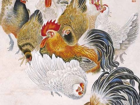  中式山水 水墨 書法字畫 