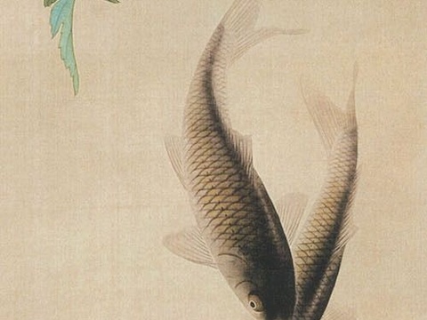  中式山水 水墨 书法字画 
