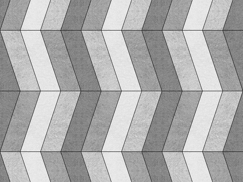  灰色跳色鱼骨室外广场砖贴图 