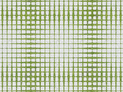  植草砖绿化铺地渐变方块贴图 