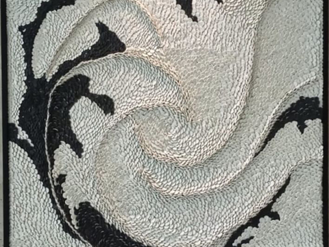  中古复古挂画  抽象画 艺术画 