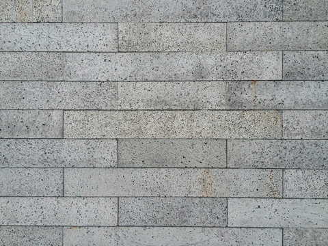  室外青砖地面墙面 