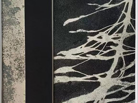  中古復古掛畫  抽象畫 藝術(shù)畫 