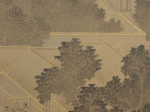  中古復古掛畫  抽象畫 藝術(shù)畫 