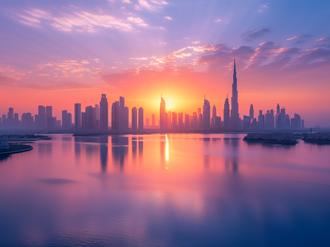  夜晚都市外景 