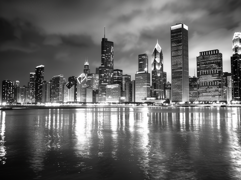  夜晚都市外景 