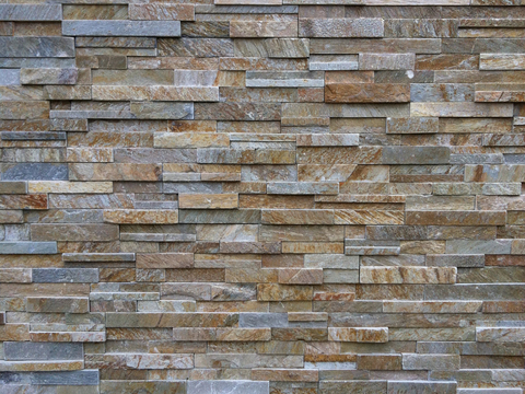  外墙砖石，红砖，长条砖无缝贴图 