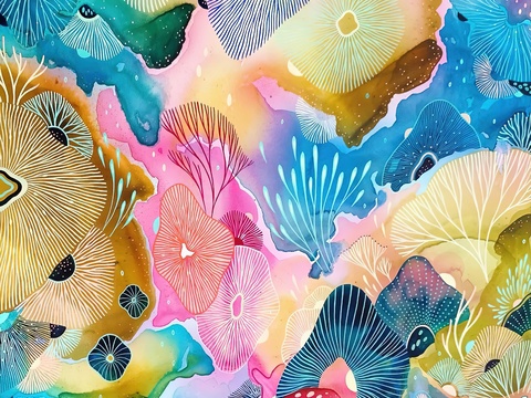  墙绘 壁纸 儿童墙绘 墙纸 画 