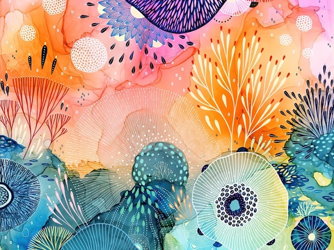  墙绘 壁纸 儿童墙绘 墙纸 画 