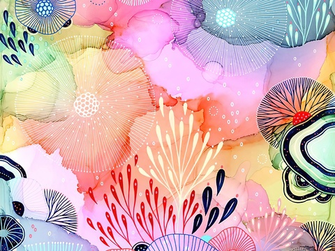  墙绘 壁纸 儿童墙绘 墙纸 画 