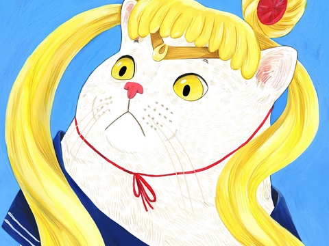 儿童插画装饰画艺术画 