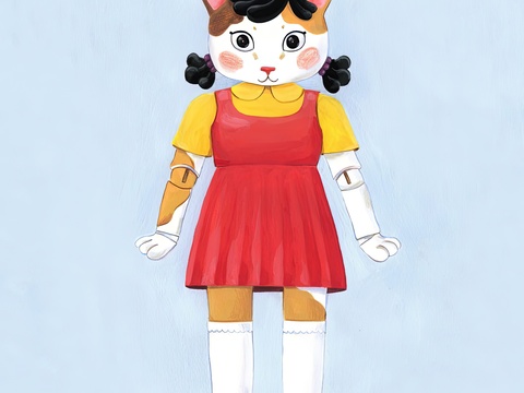  儿童插画装饰画艺术画 