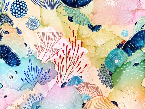  墙绘 壁纸 儿童墙绘 墙纸 画 