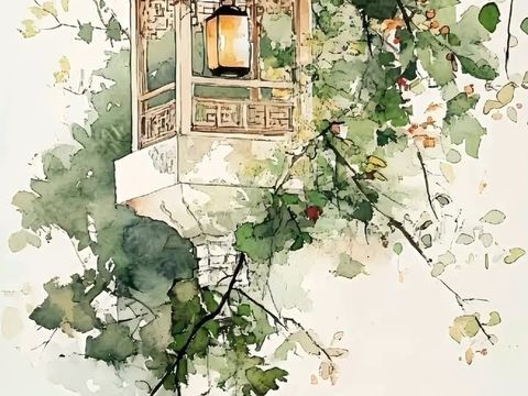  水墨画 现代装饰画 抽象画 艺术画 新中式画 
