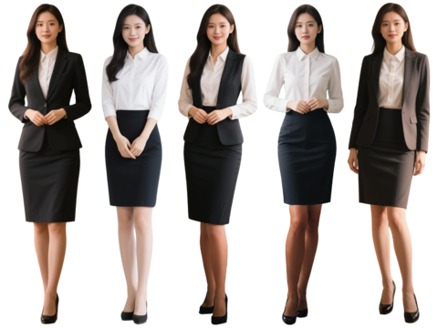  PS免抠现代人物 职业装美女 美女老师 美女模特 正装模特 