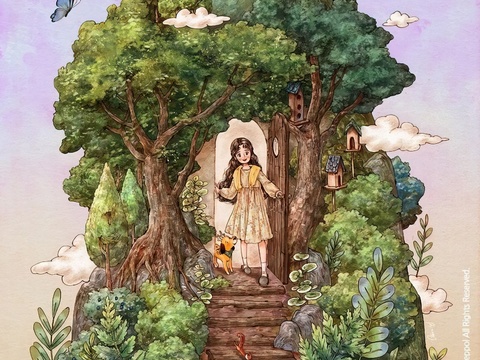  艺术挂画 挂画 装饰画 艺术画 水彩插画 