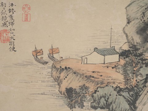  中式水墨画 