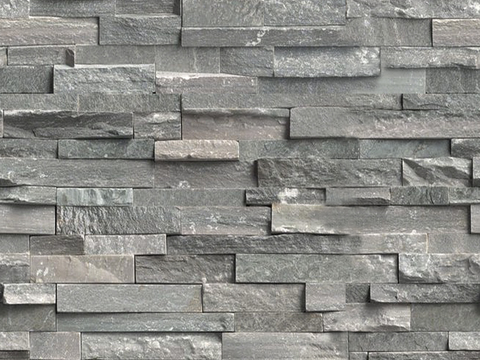  无缝灰色文化石 