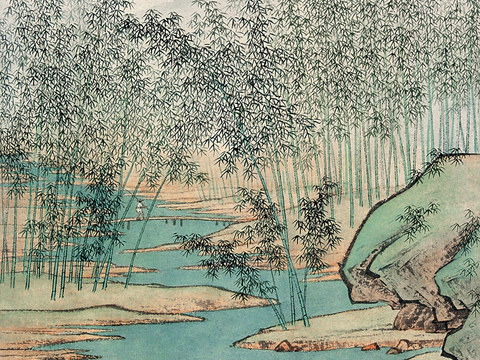  国画 风景画 