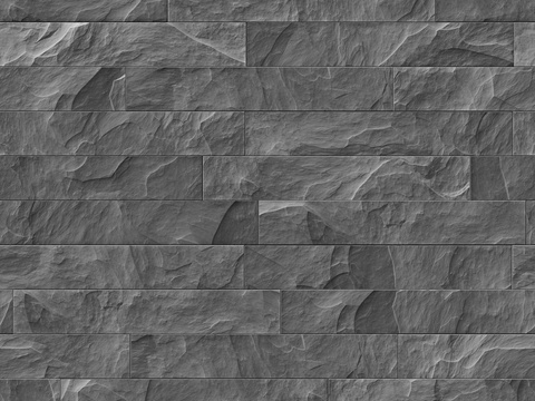  高级白色 灰色 青色石皮 工字 文化石墙面贴图 