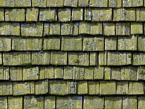  瓦砖，房顶瓦片 户外砖墙 仿古砖 无缝贴图 