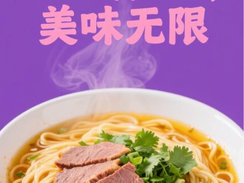 新疆美食兰州拉面 