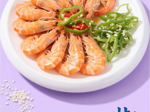  海鲜虾蟹鱼餐饮海报 