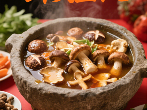  云南野生菌火锅蘑菇 