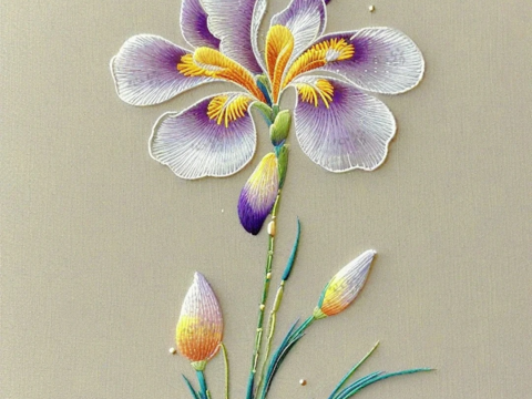  植物画  装饰画  现代画 