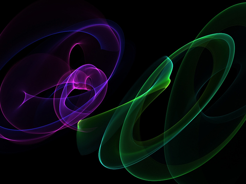  现代科技感壁纸 数字艺术科技背景 科技感线条  展厅画面 