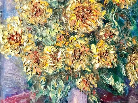  植物油画 