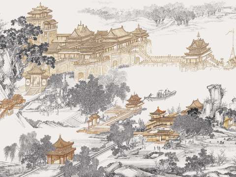  现在高清 中式壁纸 