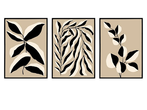  中古挂画 装饰画  植物装饰画 抽象画 