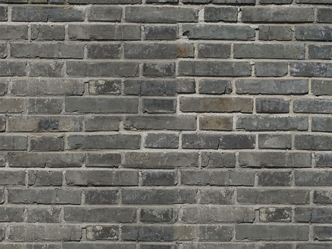  做旧青砖墙面贴图 