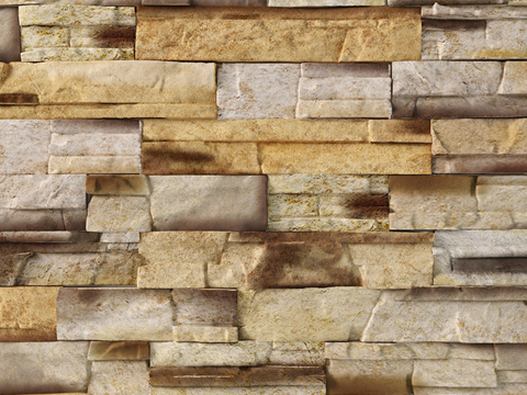  户外石材墙面  石墙 文化石 