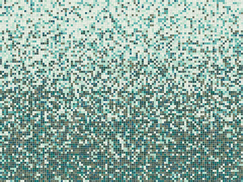  绿色渐变小方块马赛克 厨房卫浴瓷砖 墙砖 