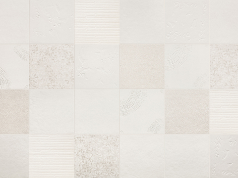  米黄色印花小方块瓷砖 厨房卫浴防滑地砖墙砖 