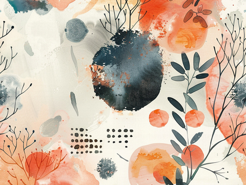  日式壁纸 壁纸 墙画 墙纸 