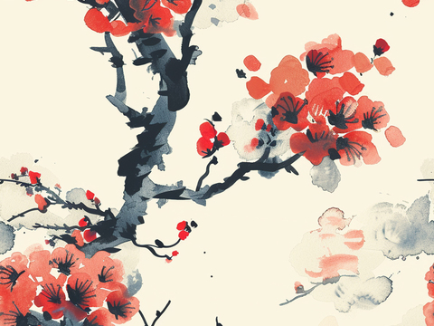  日式壁纸 壁纸 墙画 墙纸 